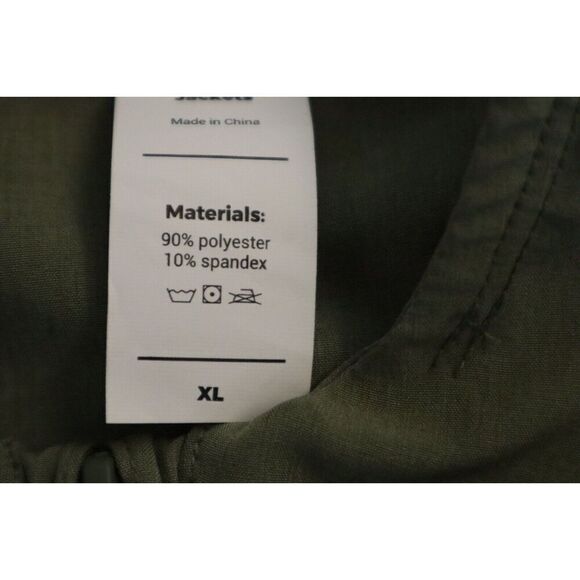 Charm City Run LMSSJ904 Men's Sz XL Cactus Green Soft Shell Hooded Jacket - Picture 6 of 6